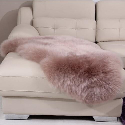 New sheepskin wool carpet sofa cushion living room bedroom fluffy rug chari floor mat soft fur rug customized home Decorative