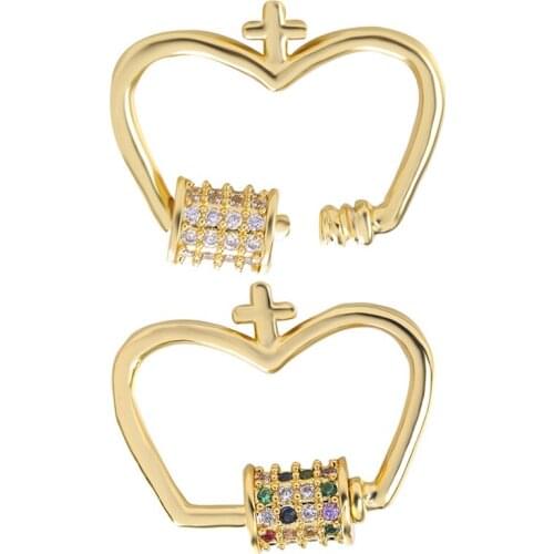 DIY Pendant Carabiner Screw Clasps Decoration Accessories For Handmade Hoop Necklace Mesh Chains Punk Gothic Jewelry Making BOX