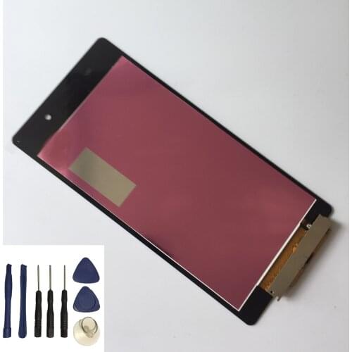 For Sony Xperia Z2 D6502 D6503 D6543 Touch Screen Panel Digitizer Glass + LCD Display Monitor Panel Module Assembly + Free Tools