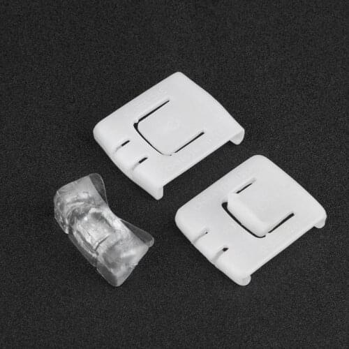 VODOOL Car Inner Outer Seat Runner Clip Guide Auto Interior Accessories Car Seat Buckle For VW Golf MK1 MK2 MK3 Corrado Scirocco