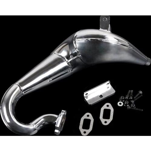 High performance power lift exhaust pipe for ROVAN ROFUN 71CC 2 stroke gasoline engine fits LOSI 5IVE-T ROVAN LT