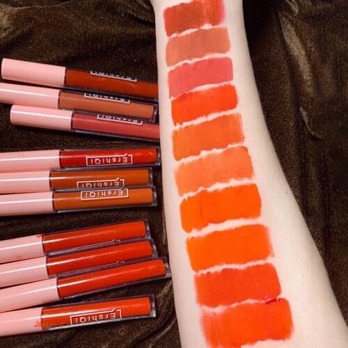 High Quality Matte Lipstick Set Velvet Long Lasting Not Fade Cosmetics Makeup Set For Lady Women Girl