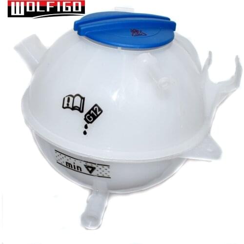 WOLFIGO New Coolant Reservoir W/ cap for Audi A3 Q3 Volkswagen Jetta Rabbit 1K0121407A, 1K0 121 407A