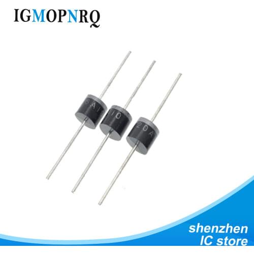 20PCS/Lot 10A10 10 Amp 1000V 10A 1000V Axial Rectifier Diode100% NEW