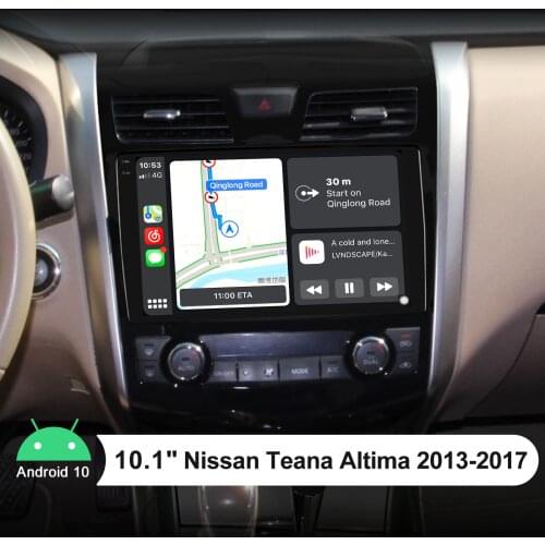 10.1 Inch Android 10.0 GPS Naviagtion Support Steering Wheel Car Auto radio For Nissan Altima Teana 2013-2017 FM Audio Stereo