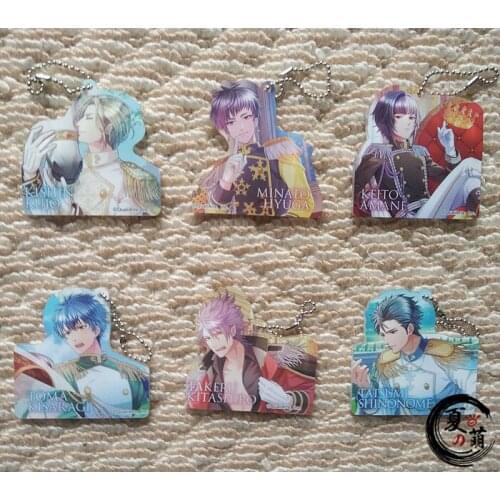 Love Game Keychain BOYFRIEND Keshin Minato Toma Takeru Keychain Acrylic Keyrings