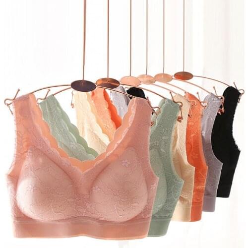 Push Up Bra Seamless Underwear Women Top Sexy Bras without Frame Thin Unwired Bralette Brassiere Soft Comfort Deep V