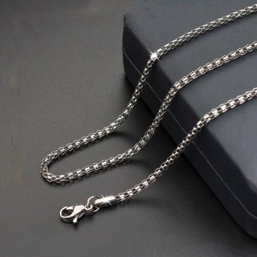 Fashion simple new titanium steel lantern chain stainless steel chain men and women models hot sale