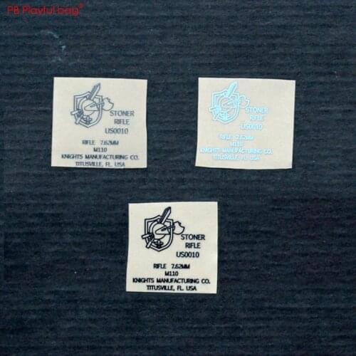 Jinming9 Gen9 SCAR hk416 Outdoor CS activity essential Metal sticker M16A2 Electric water bomb DIY metal sticker lehui AK L59