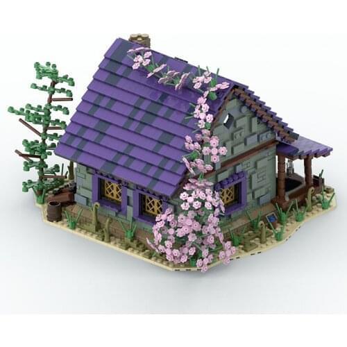 Villa Architecture Forest Tree House Model Building BlocksDIY Assembly Particle Bricks Toy For Children Kids Birthday Gifts