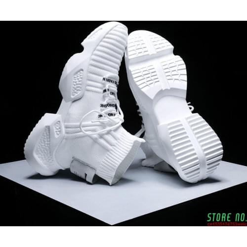 Hemmyi Men Running Shoes Chaussure Homme Spring Design Thick Soles Jogging Fitness Breathable Outdoor Sport Shoes Sneakers Men