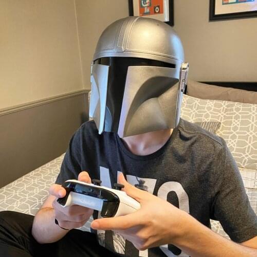 The Rise Of Skywalker Mandalorian Cosplay Sith Trooper Red Helmet Halloween Latex PVC Masks