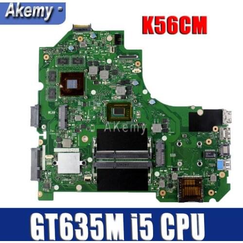 Amazoon K56CM Laptop motherboard For Asus K56CM K56CB K56C S550CM S550C Teste mainboard original I5 CPU GT635M-2G