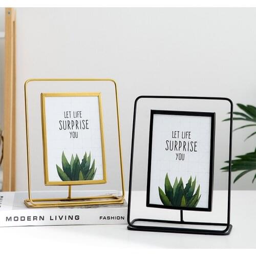 Metal Photo Frame Home Decoration Accessories Frames for Pictures Living Room Decoration Christmas Picture Frame Gifts