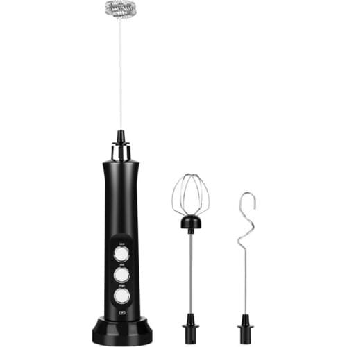 Multifunction Kitchen Mini Electric Handle Egg Beater Tool Rotatable Whisk Shake