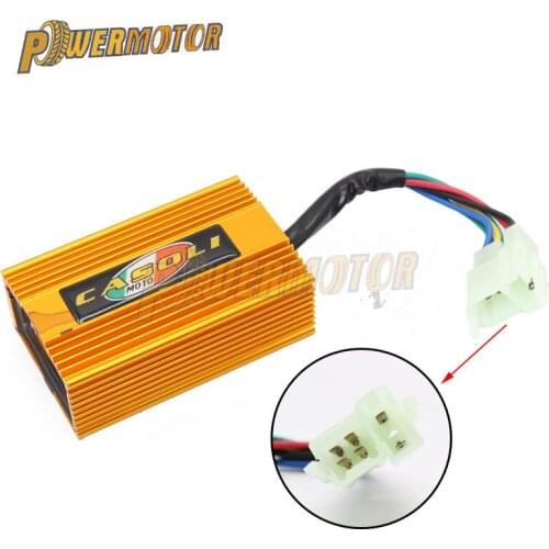 Motorcycle 6Pin Racing DC CDI For CG125 150 200 250cc Dirt Pit Bike ATV Quad Buggy Scooter Replacement Ignition Accessery