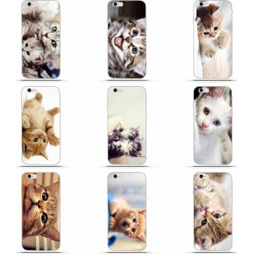 New Cute Cats For HTC Desire 530 626 628 630 816 820 One A9 M7 M8 M9 M10 E9 Plus U11 For Moto G G2 G3 Soft Live Love Phone