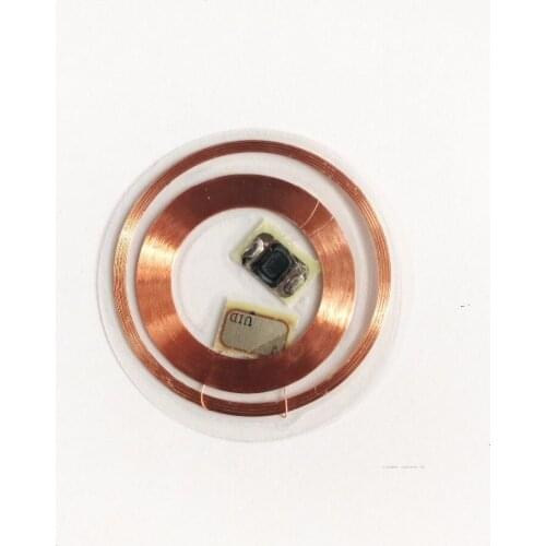 13.56MHz 125KHz ID IC writable tags T5577 UID dual frequency transparent cards RFID passive tags 10PCS/lot