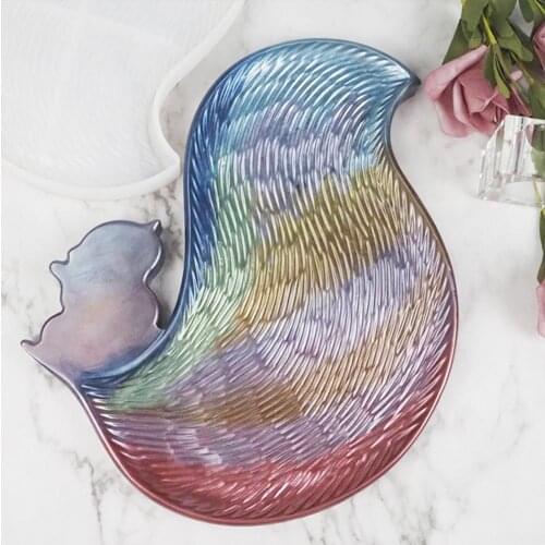 DIY Epoxy Resin Tray Mold Handmade Art Craft Sundry Organizer Box Platen Storage Tray Cup Mat Drink Holder Table Decor