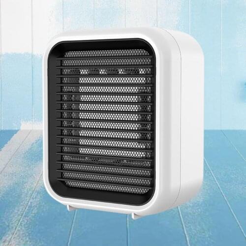 Portable Electric Space Heater 3s Quick Heat-up Adjustable Thermostat Overheating Protection Warmer Fan for Office Home Bedroom