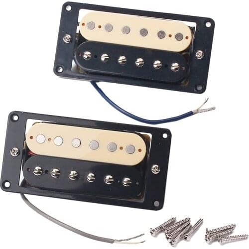 Practical N+B Guitar Humbucker Pickups Black Frame for 6 Strings Electric Guitar Parts DIY