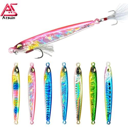 AS Pesca Shore Spoon Cast Jig 20g30g40g Metal Artificial Bait Lure Fishing Sea Bass Angler Fast Jigging Swimbait Tackle Leurre