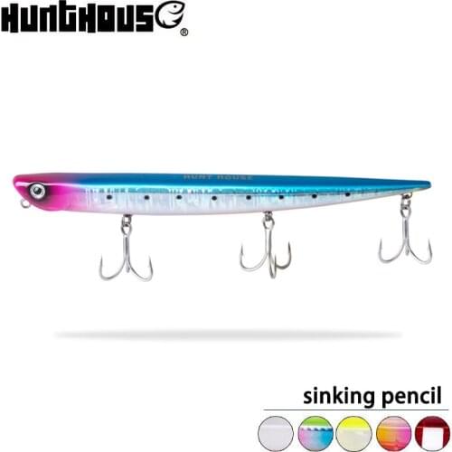Hunthouse swimbait bay ruf manic fishing lure sinking pencil bait swimbait 99mm 155mm sea bass seawater hard bait lures