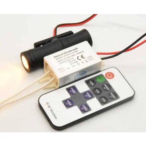 Remote Smart IP65 3W 12V Wall Spotlight Mini CREE COB Home Hotel LED Floor Indoor Outdoor Garden Spot Lamp Lighting