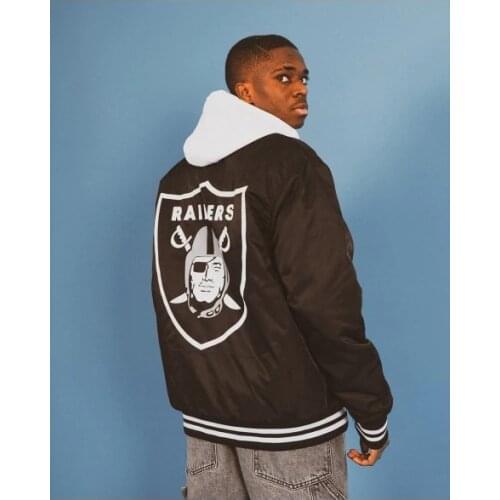 Raiders Men College Jacket PG1120SY (BLACK)