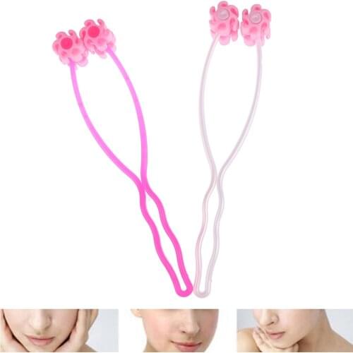 1PCS Plum-shaped Roller Massager Anti Wrinkle Face Slimmer Massage Massager Roller Facial Slim Up Beauty Care Tool