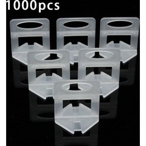 Floor Tile Levelling Clips Spacers Clamp Wedges Tiling Plastic Reusable Flat