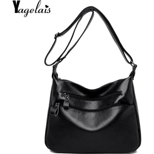 Designer Women Crossbody Bag Soft Leather Shoulder Bag Good Quality Messenger Bag Purse Ladies Handbags
