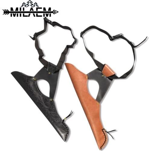 1 Archery Arrow Bag with Arm Guard Space Leather 2 layer PU Arrow Quiver&Left/right Arm Protector Hunting Shooting Accessories