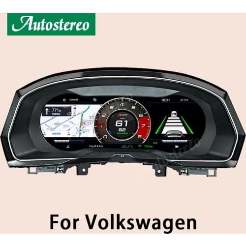 Digital Meter Screen For VW B8 PASSAT CC golf GTI Variant Car LED Instrument Panel Replacement Dashboard Entertainment Head Unit