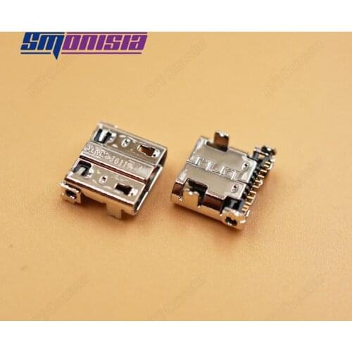 Smonisia 50pcs Original Micro USB Plug Connector For Samsung N7100/N7102/N7108/N719/I9500/I9505