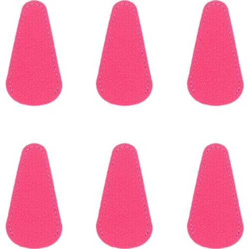 6pcs PU Leather Scissors Sheath Tool Gift Sewing Portable Colorful Collect Embroidery Durable Protection Cover Eyebrow Trimming