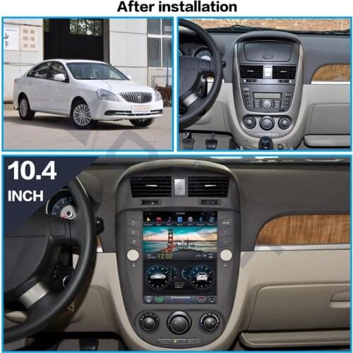 Android 9.0 Multimedia Tesla Screen for Buick Excelle 2008 - 2015 PX6 4G+64GB Car Radio Player Car GPS Navigation Stereo Tape