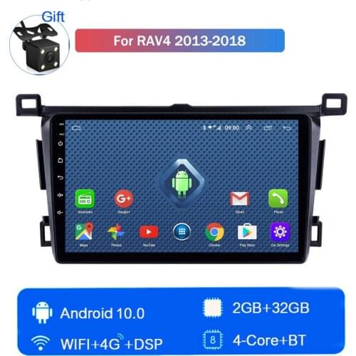 Android 10 Car Multimedia Radio Autoradio Head Unit Player stereo 4G LTE 2G +32G for Toyota RAV4 2013 2014 2015 2016 2017 2018
