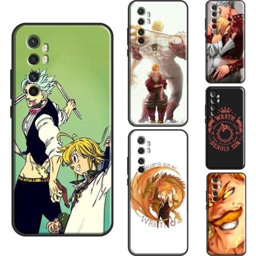 Escanor Ban Seven Deadly Sins Case For POCO X3 Coque POCO F2 Pro F1 For Xiaomi Mi Note 10 Lite Ultra A3 9 9T Pro Cover