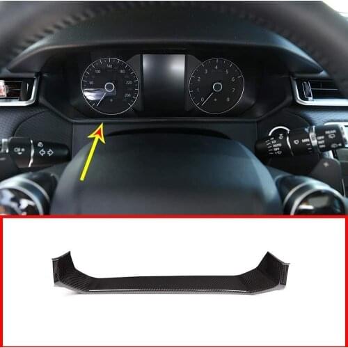 ABS Plastic Dashboard Frame Cover Trim Car Decoration Accessories For Land Rover Range Rover RR Velar 2017 2018