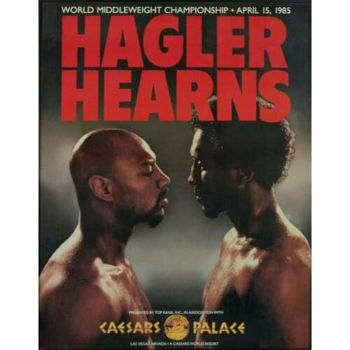 MARVIN HAGLER vs HEARNS BOXING PICTURE Art Silk Poster Print 24x36inch
