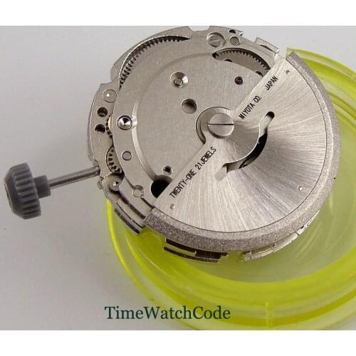 New Version 21 jewels Original Miyota 8215 date window automatic mechanical Watch movement parts No Hacking Seconds