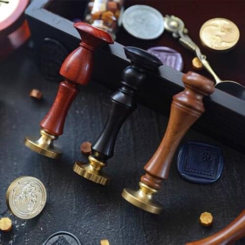 Metal Handle For Wax Seal Stamp Retro Antique Sealing Wax Stamps Handle Wedding Cards Scrapbooking Materia