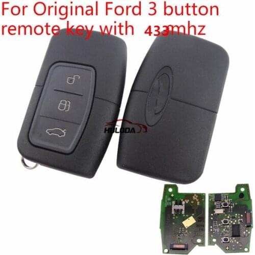 For Ford 3 button original remote key with 433mhz 5L17 01 3M5T-15K601-EA