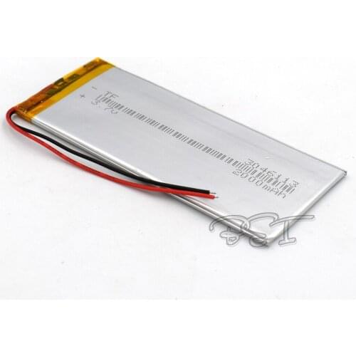 Rechargeable Li-Polymer Lithium Battery 3.7V 3046113 2000mAh Battery With PMC For Toy Speaker Notebook Powerbank Portablr Naviga