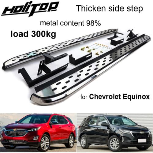 Hot side step nerf bar running board for Chevrolet Equinox 2018 2019 2020,supplied by ISO9001 factory,from 6 years old seller