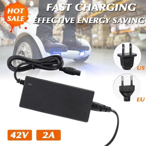 42V 2A Universal Battery Charger for Hoverboard Smart Balance Scooter Hoverboard US/EU Plug Battery Charger for Balance Scooter