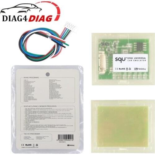 Universal Car Emulator SQU OF80 Mini Parts Big Work Emulator for Multi-Brand Cars Support IMMO/Tacho/for Seat Occupancy Programs