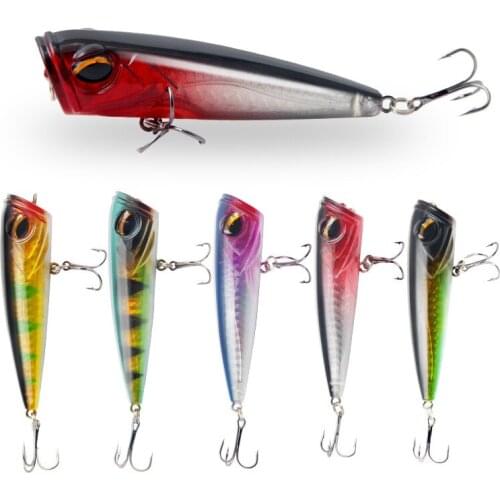 1Pcs Fishing Lures Popper 11cm/9.5g Wave Climbing Bait Hitting The Water Aquifer Crankbait Pesca Fishing Tackle Accessories