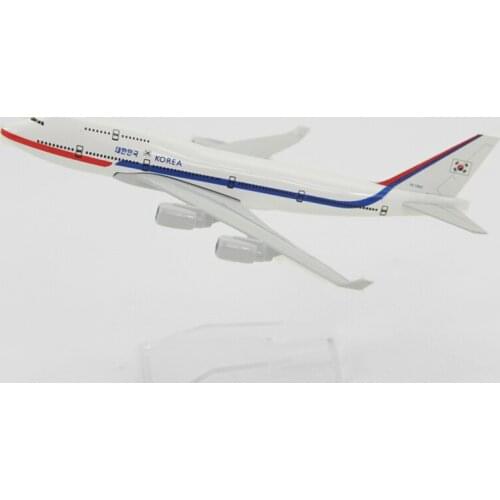16cm Air Korean Airlines Boeing B747 Korea Pesident Plane Air Force one Model Metal Diecast Model Airplane Aircraft Collectible